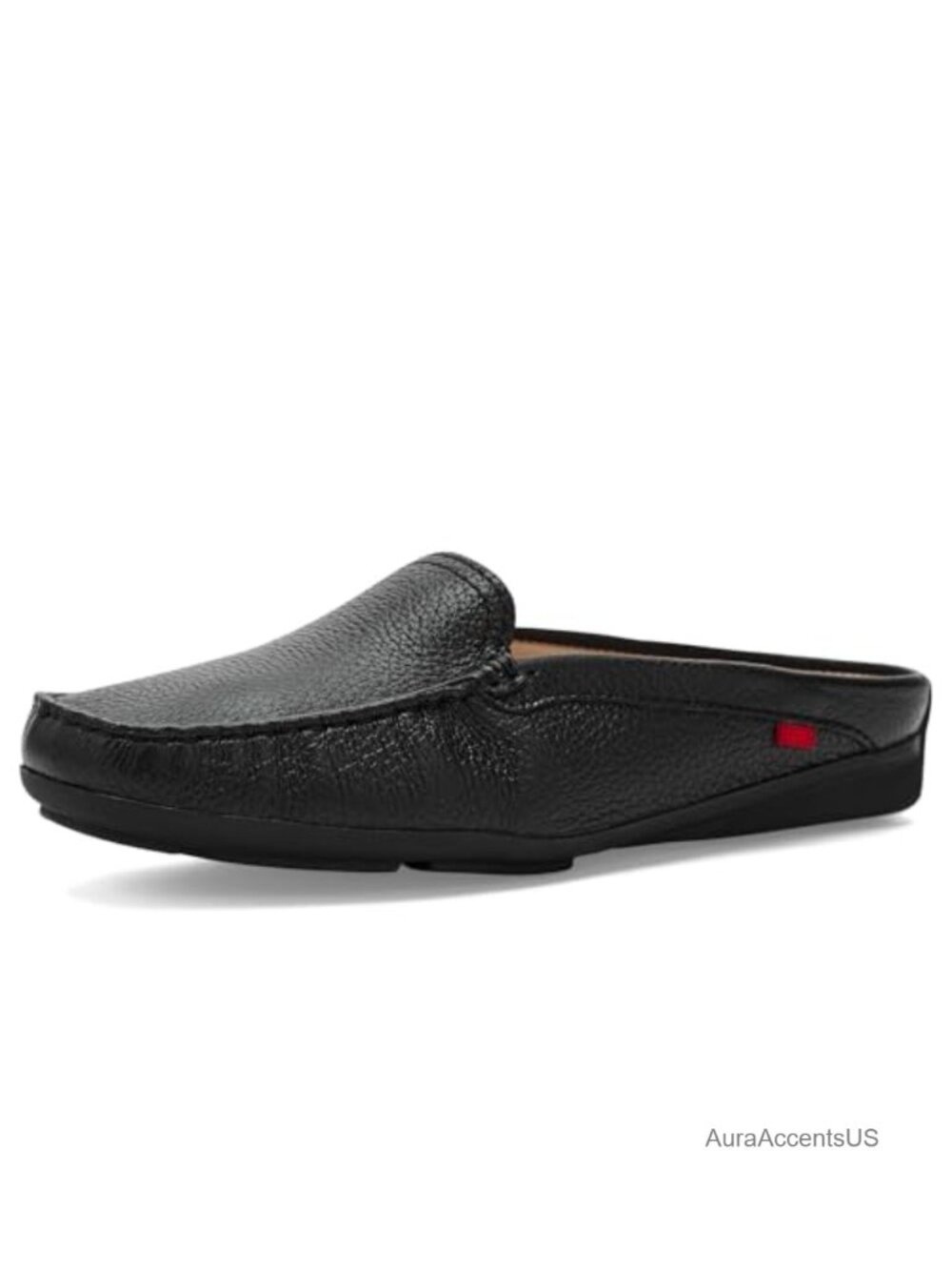 Calf Leather Mule Slip-On Closed Toe Comfort Walking Shoe